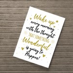 Inspirational Motivational Positive Quote Print Birthday Friends