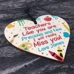 Personalised Thank you Teacher Gift Poem Nursery Pre School Gift