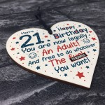 Funny Rude 21st Birthday Card For Bestfriend Daughter Sister Son