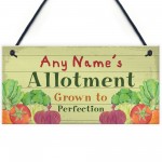 Personalised Allotment Sign For Garden Shed Sign Summer House