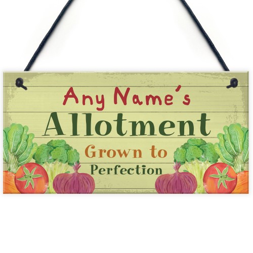 Personalised Allotment Sign For Garden Shed Sign Summer House