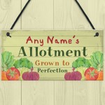 Personalised Allotment Sign For Garden Shed Sign Summer House