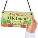 Personalised Allotment Sign For Garden Shed Sign Summer House