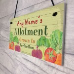 Personalised Allotment Sign For Garden Shed Sign Summer House