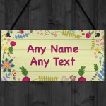 Garden Signs Personalised Garden Sign BBQ Alcohol Gift Shed Sign