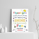 Personalised Thank You Gift For Teacher Assistant Mentor Leaving