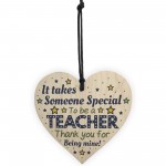 Special Teacher Gifts Teacher Thank You Wooden Heart 