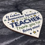 Special Teacher Gifts Teacher Thank You Wooden Heart 