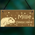 Guinea Pig Sign Personalised Beautiful Handmade Gift Sign