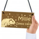 Guinea Pig Sign Personalised Beautiful Handmade Gift Sign