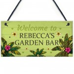 Personalised Any Name Bar Sign Garden Sign And Plaques Shed Sign