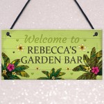 Personalised Any Name Bar Sign Garden Sign And Plaques Shed Sign