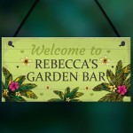 Personalised Any Name Bar Sign Garden Sign And Plaques Shed Sign