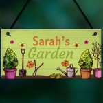 Garden Lover Gift Hanging Plaque Garden Summer House Shed Sign