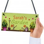 Garden Lover Gift Hanging Plaque Garden Summer House Shed Sign