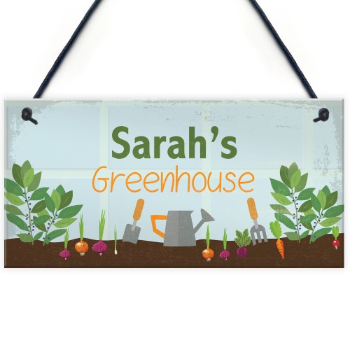 Greenhouse Sign Personalised Garden Sign Shed Sign Summer House