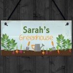 Greenhouse Sign Personalised Garden Sign Shed Sign Summer House