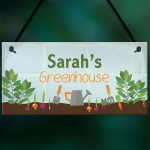 Greenhouse Sign Personalised Garden Sign Shed Sign Summer House