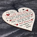 Personalised Love You Heart Special Anniversary Valentines Day