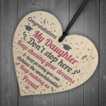 Graduation Gifts For Daughter Wooden Heart Sign Congratulations