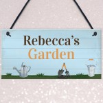 Garden Sign Personalised Hang On Summer House Garden Shed Sign