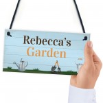 Garden Sign Personalised Hang On Summer House Garden Shed Sign