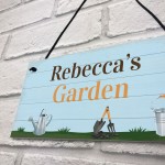 Garden Sign Personalised Hang On Summer House Garden Shed Sign