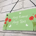 Personalised Garden Hanging Plaque Backyard Shed Summer House