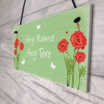 Personalised Garden Hanging Plaque Backyard Shed Summer House