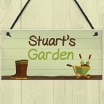 Garden Sign Personalised Shed Garage Summer House Plaque Gift