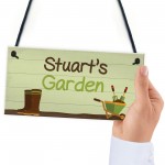 Garden Sign Personalised Shed Garage Summer House Plaque Gift