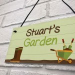 Garden Sign Personalised Shed Garage Summer House Plaque Gift