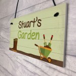 Garden Sign Personalised Shed Garage Summer House Plaque Gift