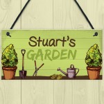 Garden Sign Personalised Summer House Plaque Accessories Shed