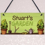 Garden Sign Personalised Summer House Plaque Accessories Shed