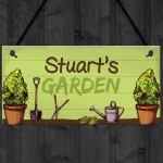 Garden Sign Personalised Summer House Plaque Accessories Shed