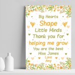 Personalised Thank You Gift Nursery Preschool Teacher Assistant 