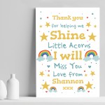 Personalised School Gift Nursery Gift Print Thank You Teacher