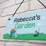 Personalised Garden Sign Novelty Hanging Plaque SummerHouse Sign