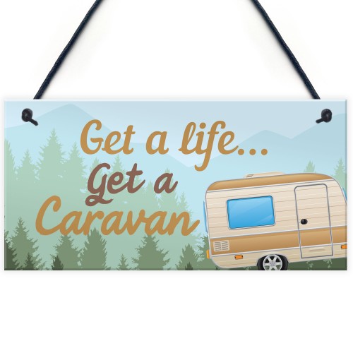 Funny Caravan Plaque Novelty Home Decor Gifts Camper Caravan