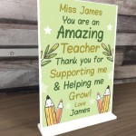 Personalised Teacher Gifts From Students Thank You For Teacher 