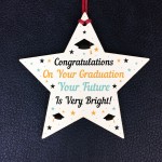 Personalised Graduation Gift Wooden Star Gift For Daughter Son