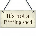 Funny Summer House Sign Not A Shed Funny Garden Sign Plaque