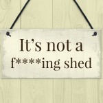 Funny Summer House Sign Not A Shed Funny Garden Sign Plaque