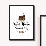 Personalised New Home Gift Moving Gift New Home Framed Print 