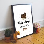 Personalised New Home Gift Moving Gift New Home Framed Print 