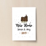 Personalised New Home Gift House Warming Gift Print Congrats