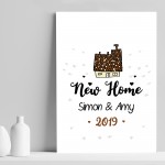 Personalised New Home Gift House Warming Gift Print Congrats