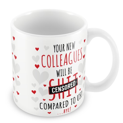 Funny Rude Colleague Leaving Gift Mug Good Luck Coworker