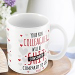 Funny Rude Colleague Leaving Gift Mug Good Luck Coworker